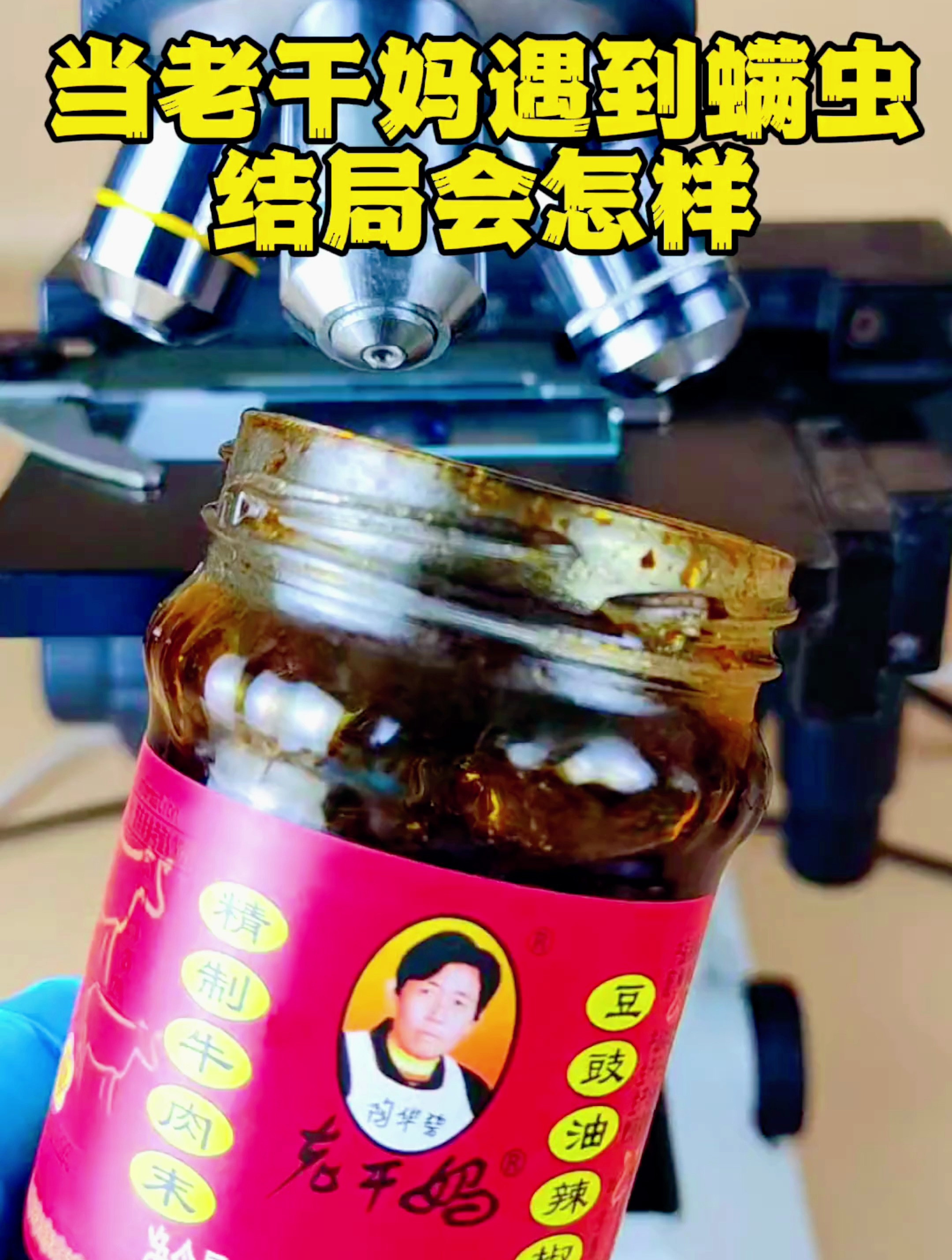 当老干妈遇到螨虫,结局会怎样呢