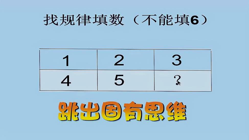 [图]一年级:思维启蒙训练之“找规律填数”,让孩子跳出固有思维!