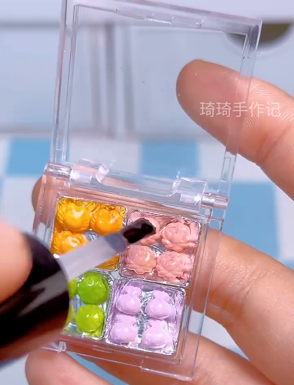 手把手教你做超萌迷你粘土中式小点心,萌翻天～