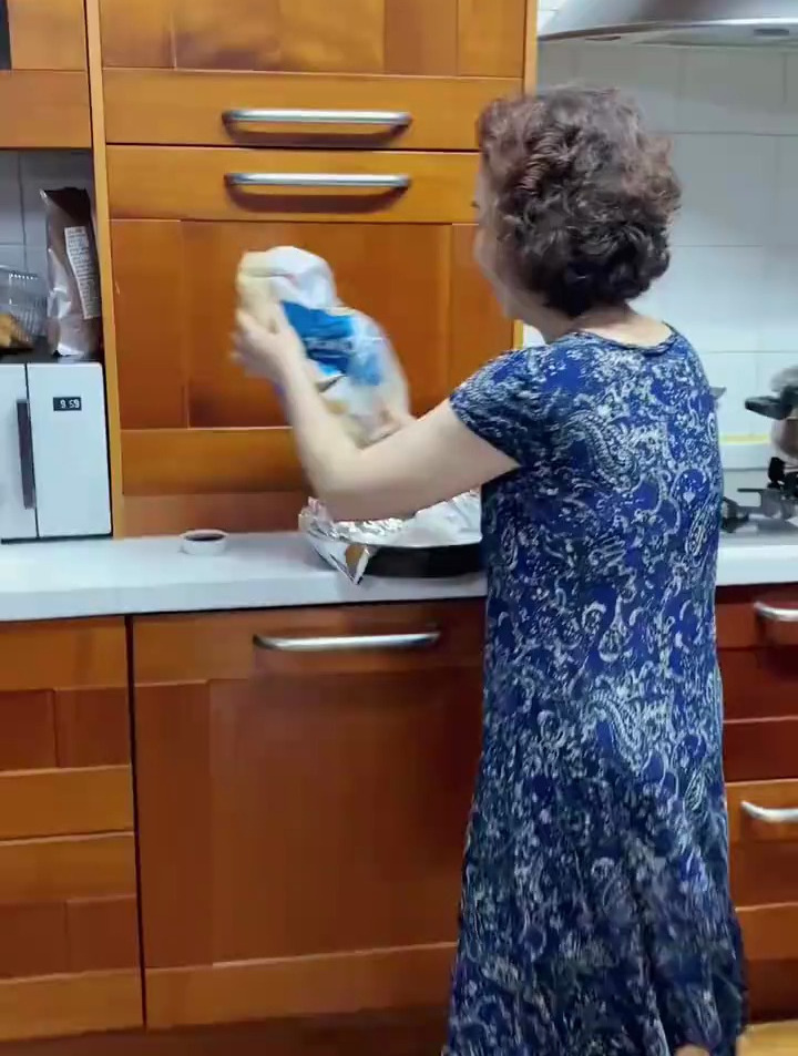 婆婆做的盐烤大虾