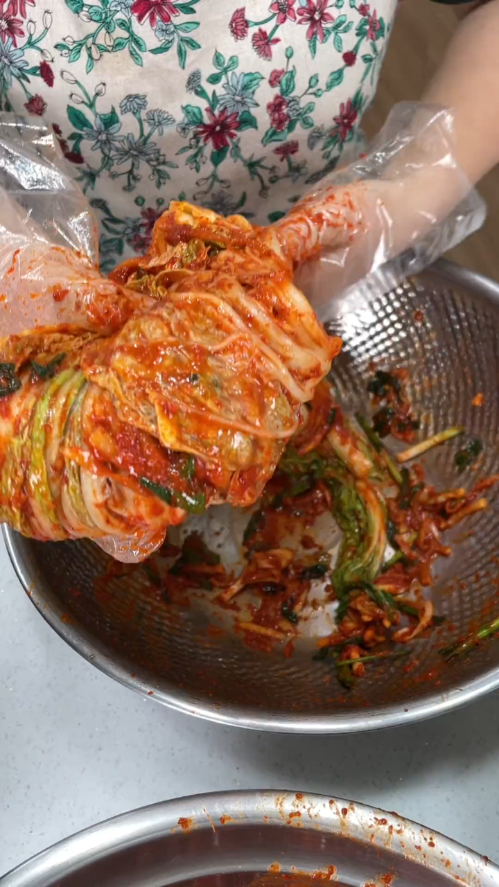 韩国婆婆做了过冬泡菜,这个做法超好吃,但是天天吃真的受不了