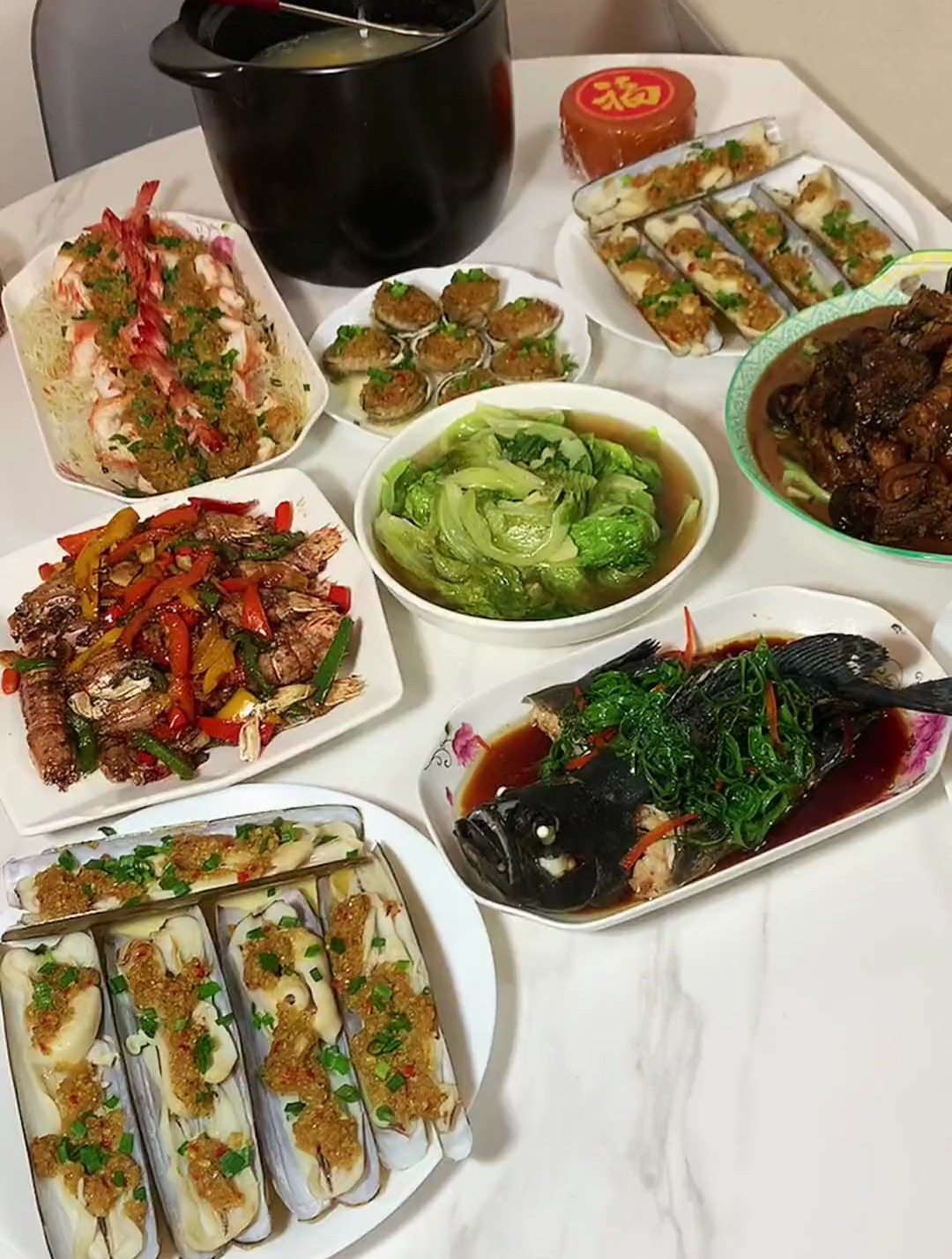 海鲜版的年夜饭,简单又美味 家常菜