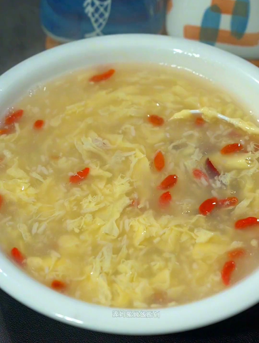 米酒小汤圆 天冷了来碗粥暖暖胃 美食 在家做美食