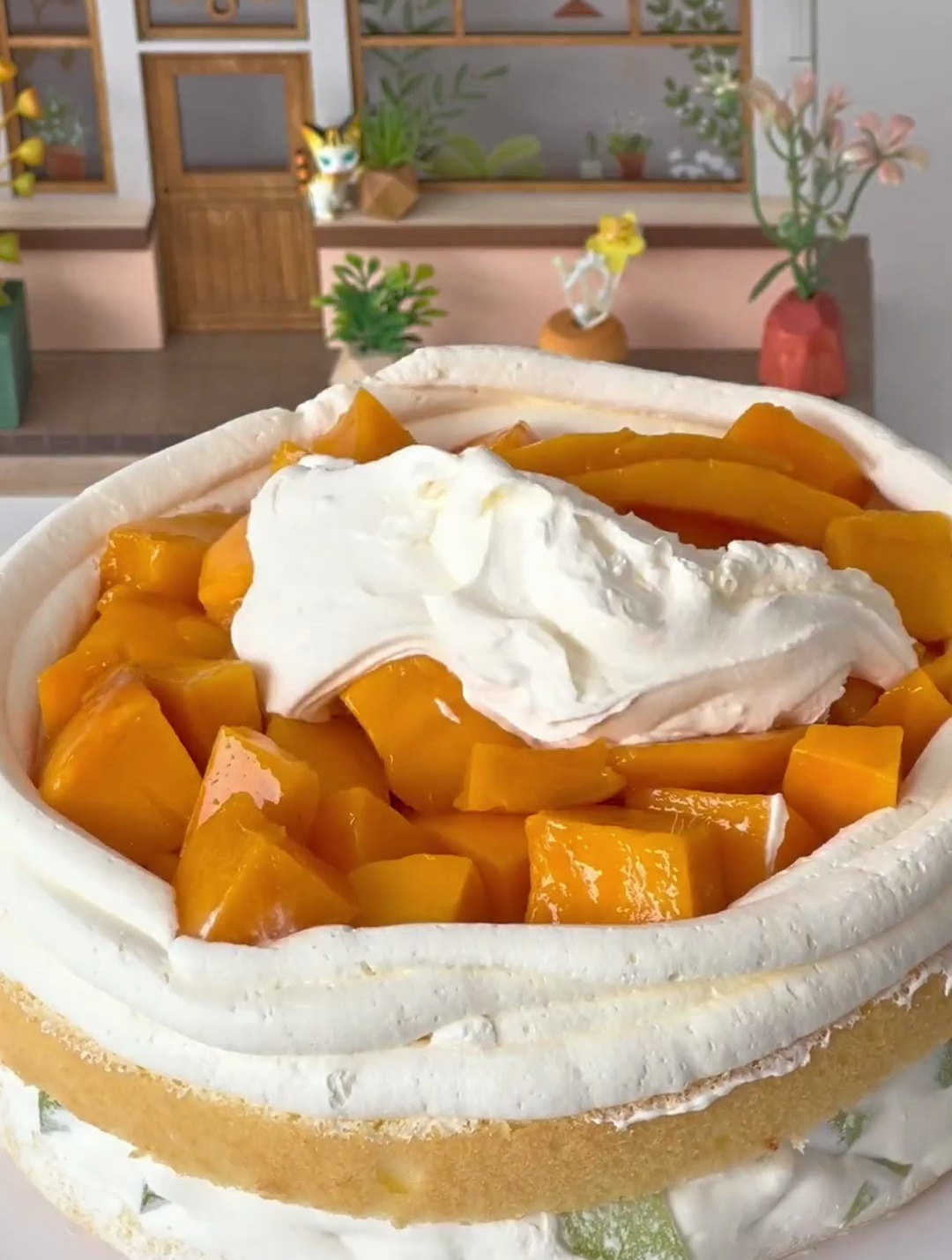 沉浸式做小牛蛋糕