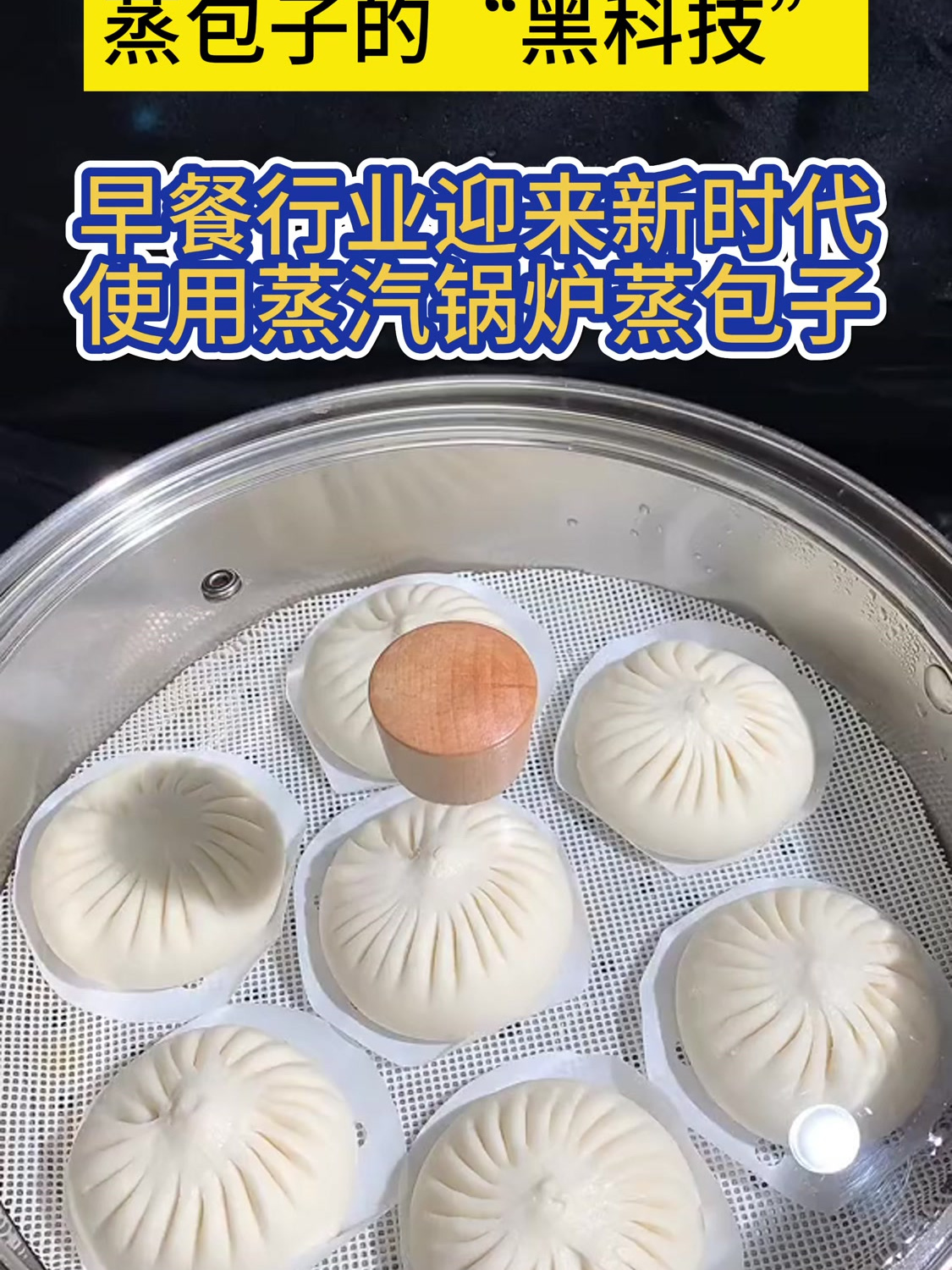 蒸汽锅炉“黑科技”蒸包子更快捷