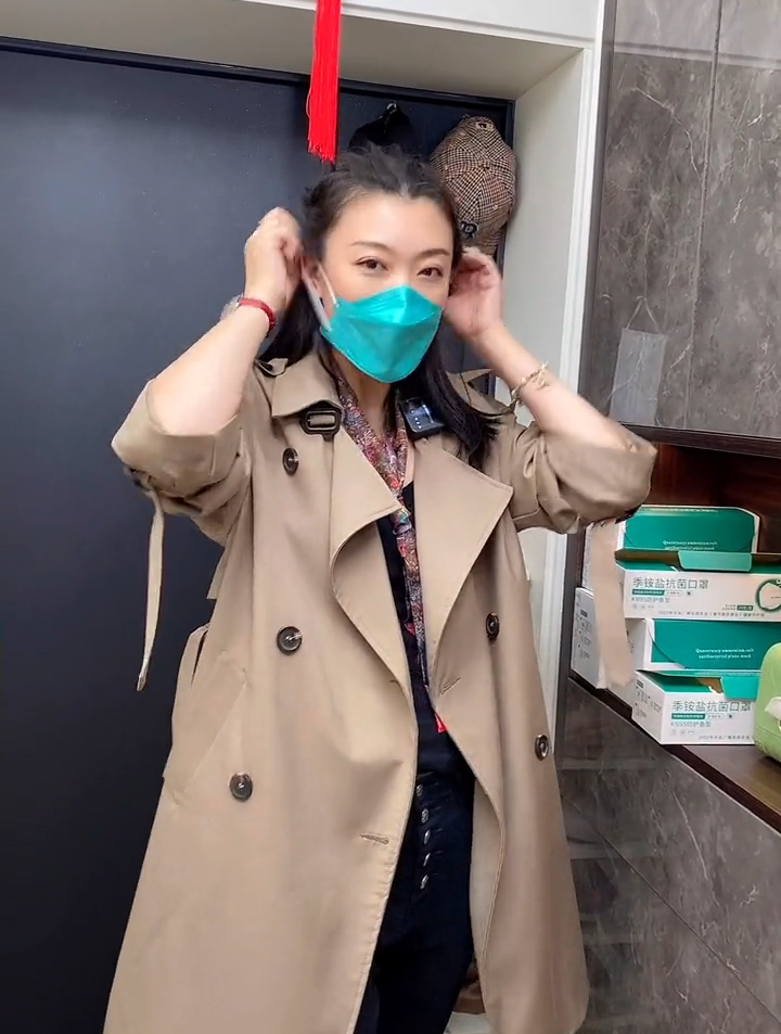 -这个是季铵盐的鱼嘴口罩去,包裹更加严实了 口罩 出门必备
