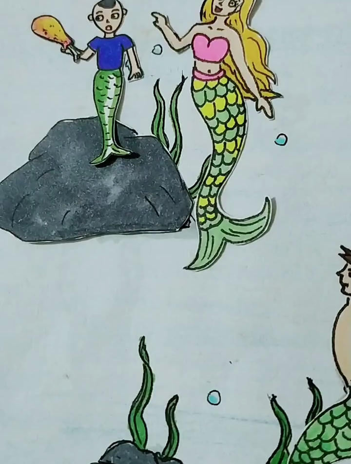 人性手绘,美人鱼的鬼故事