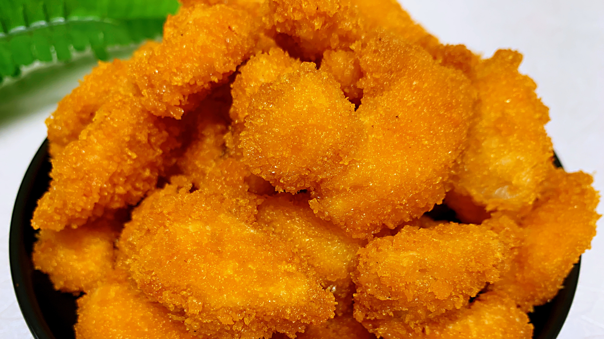 妈妈给我做的鸡米花,色泽金黄,香脆酥嫩,无添加太好吃了