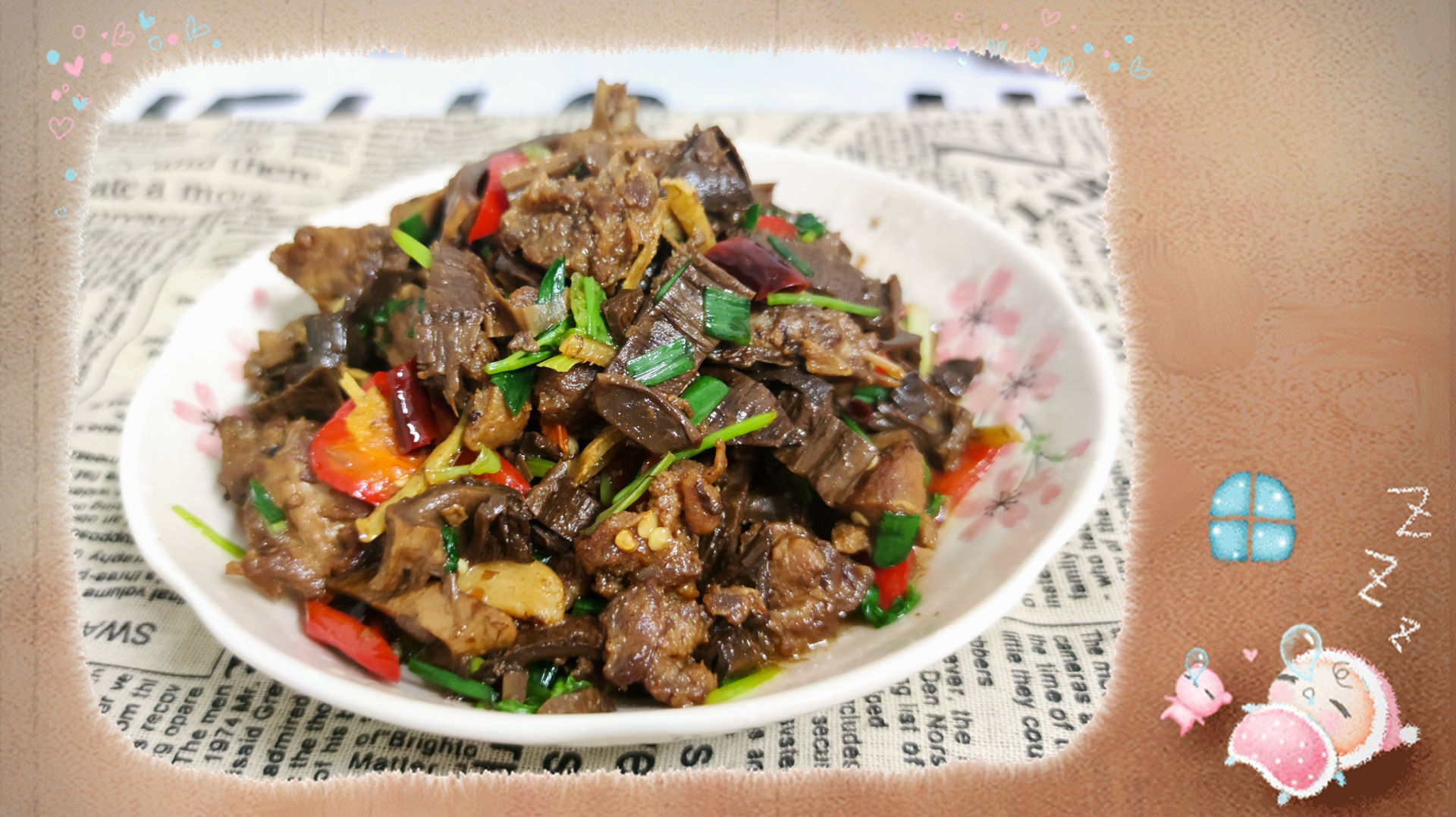 农家菜:烟笋炒鸭肉,一学会就照做不废的菜