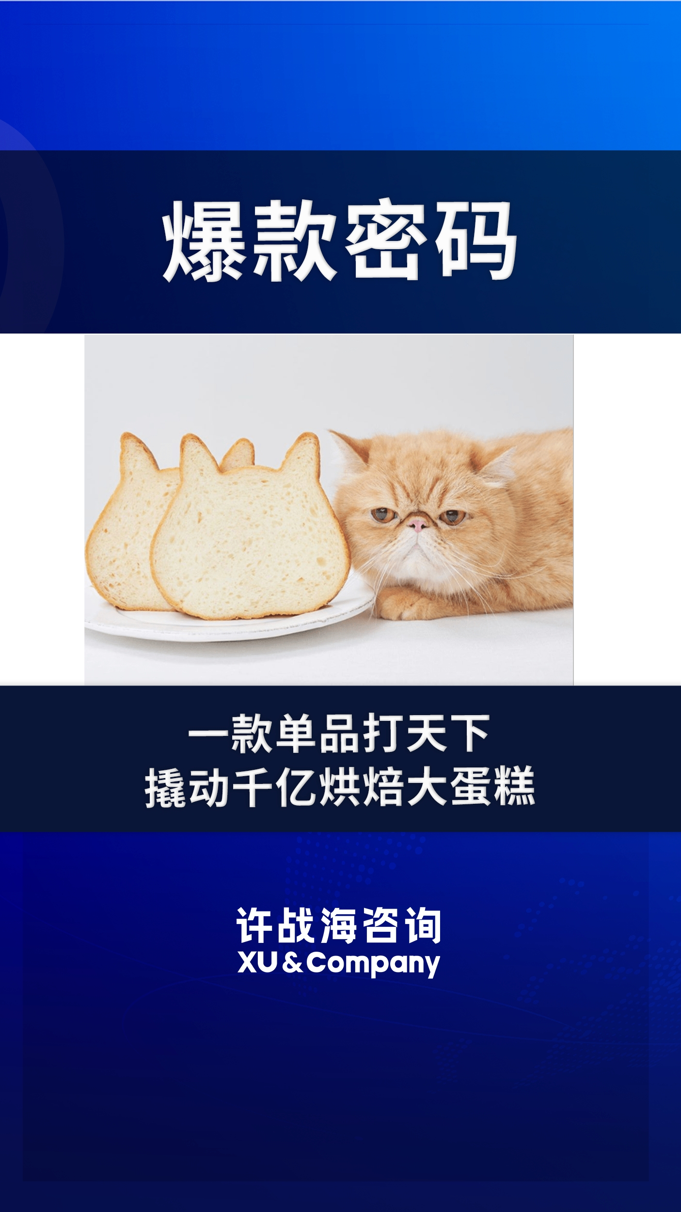 一款单品打天下,撬动千亿烘焙大蛋糕|日本极致产品力|许战海