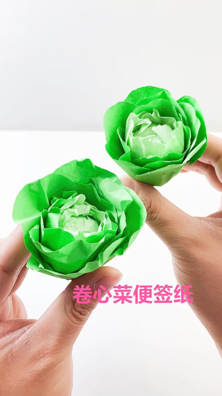 自制创意小本子,有趣的卷心菜便签纸,撕一张写一张
