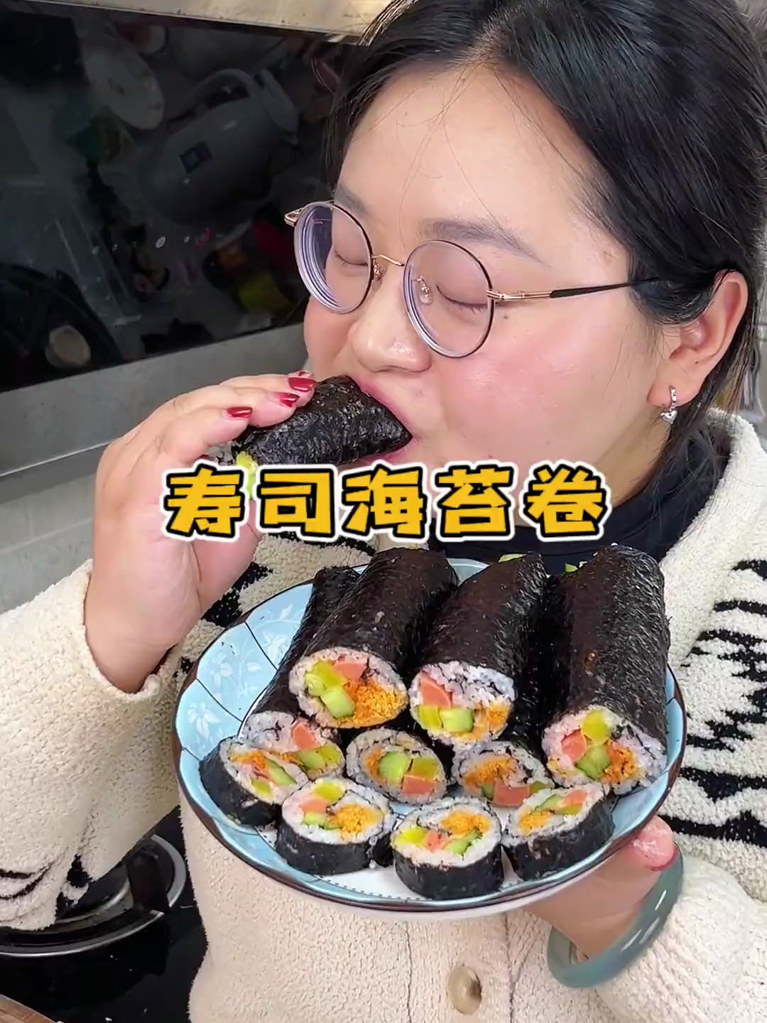 在家做寿司也太简单了吧!春日美味开大会 简易寿司做法 紫菜包饭