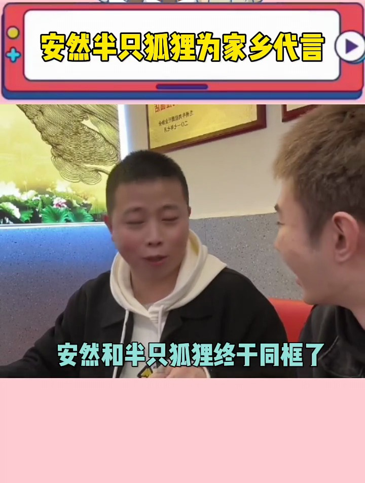 安然和半只狐狸终于同框了,半只狐狸请安然和杭州的西湖龙井