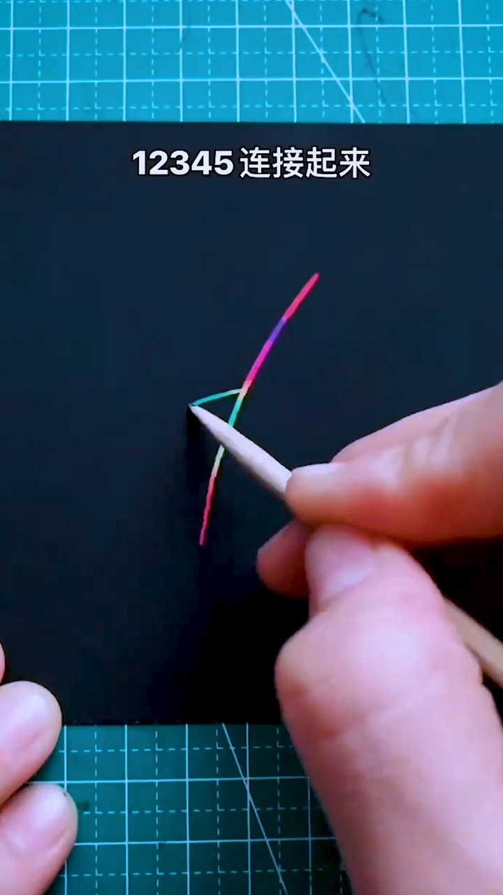 这样画树叶秒会,简笔画