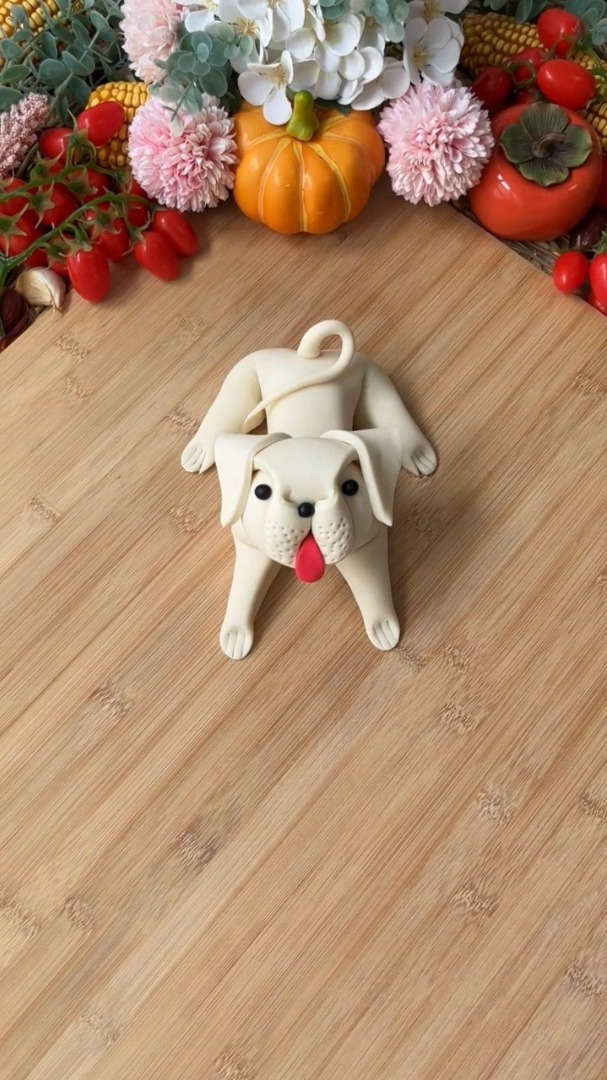 给家人做一个小狗馒头吧,卡通造型馒头,直击灵魂的美食