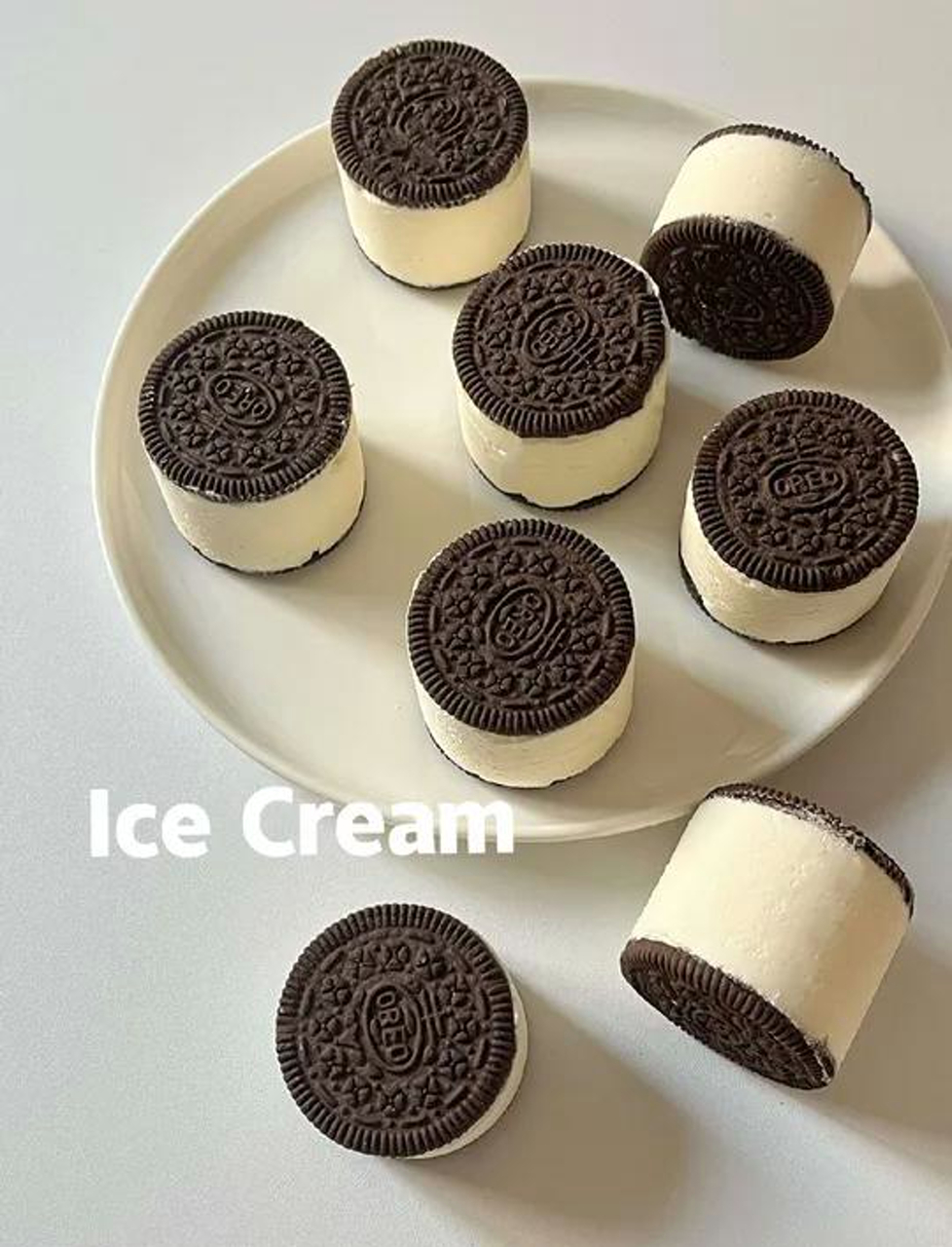 奥利奥夹心冰淇淋,奶香浓郁,超级美味!