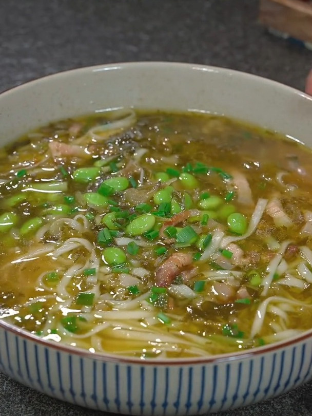 教你做雪菜肉丝汤