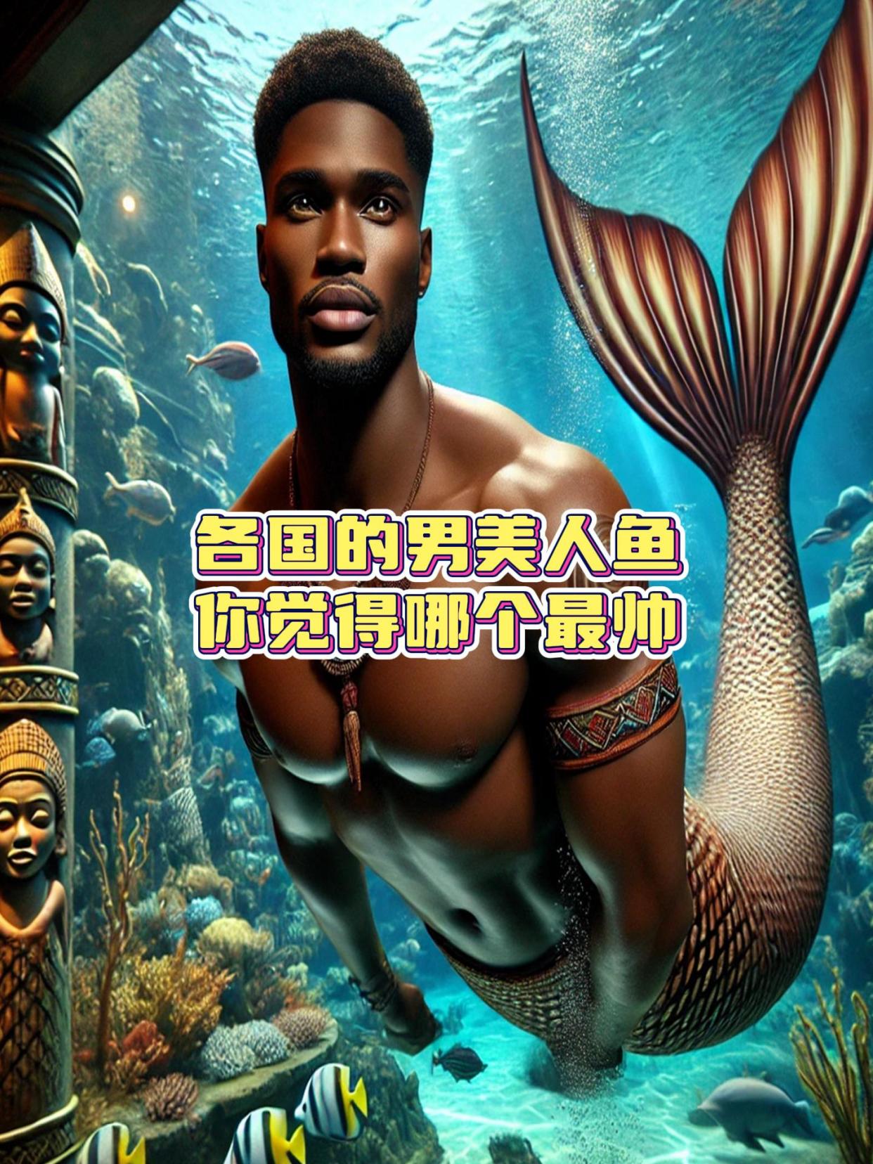 各国的男美人鱼,这样的美人鱼你没见过吧,你觉得哪个最帅呢!