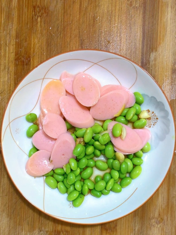 凉拌毛豆的做法,分享一道毛豆凉拌火腿肠