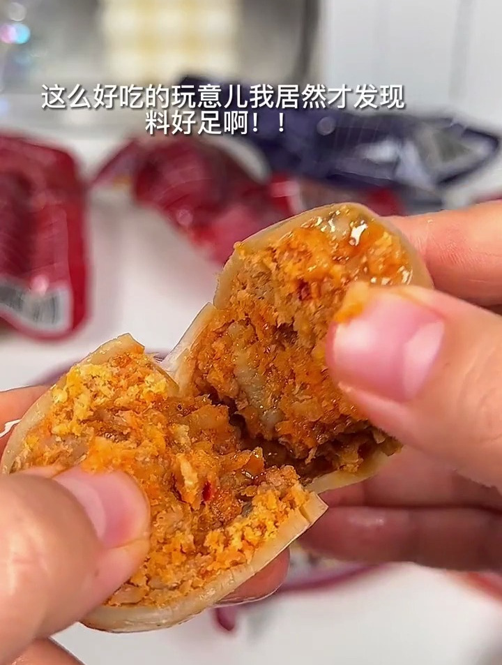 塞满料的鱿鱼仔,一整个大满足