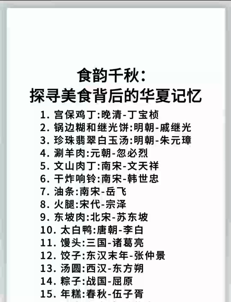 食韵流转千秋,共赴美食盛宴,探寻背后华夏记忆