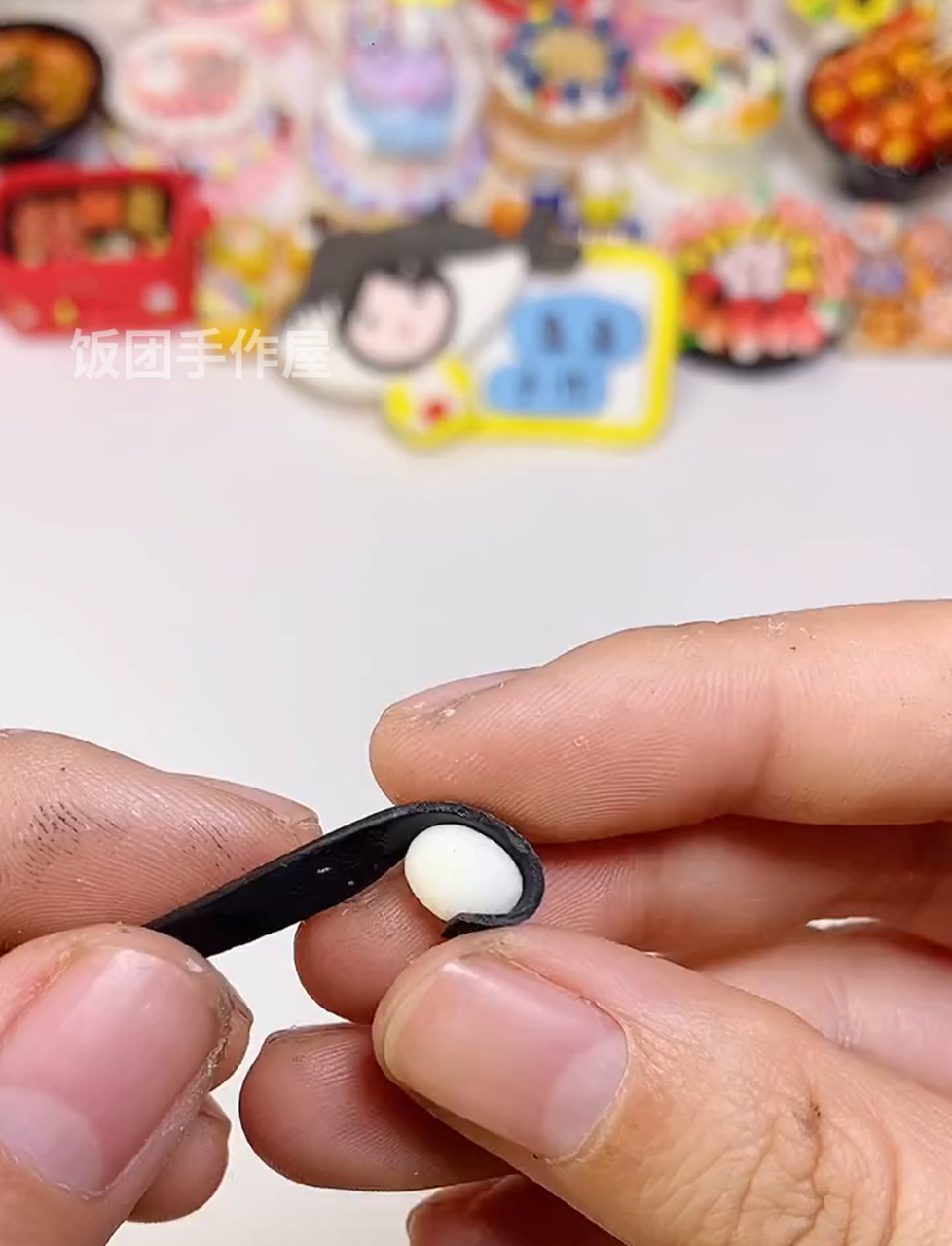 吃饭啦!来份超萌粘土小寿司拼盘吧～