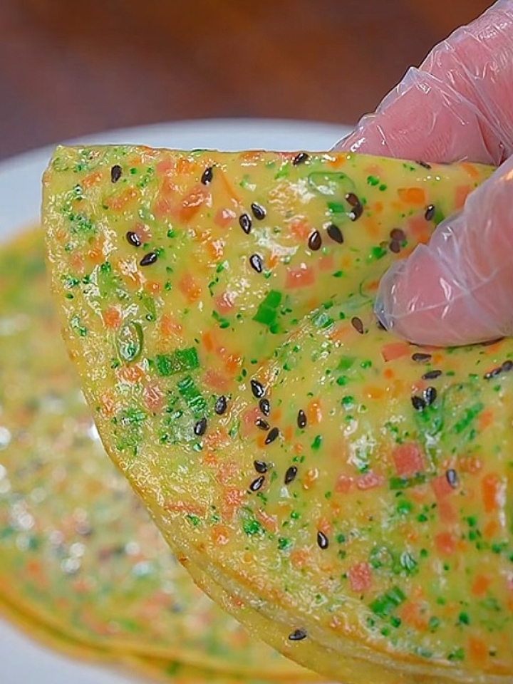 西兰花煎饼这样做,松软又好吃