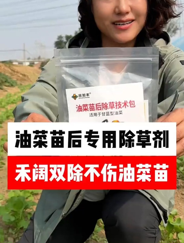 油菜专用除草剂 想要油菜地一整季都干干净净,不见杂草的影子