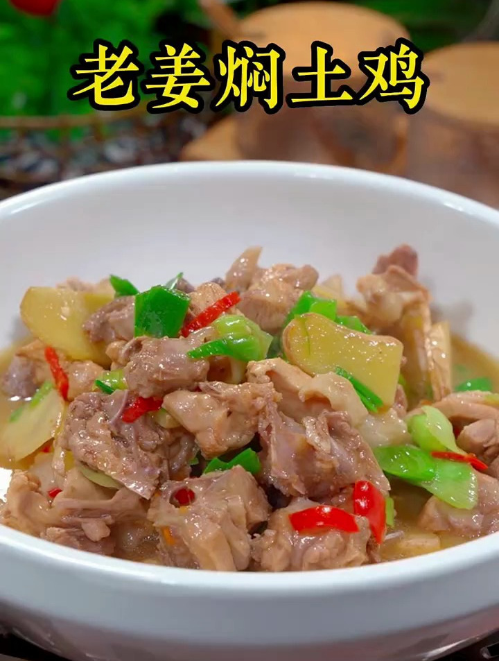 17_老姜嫩土鸡 好香啊 山珍海味不如家常菜暖胃 家常菜