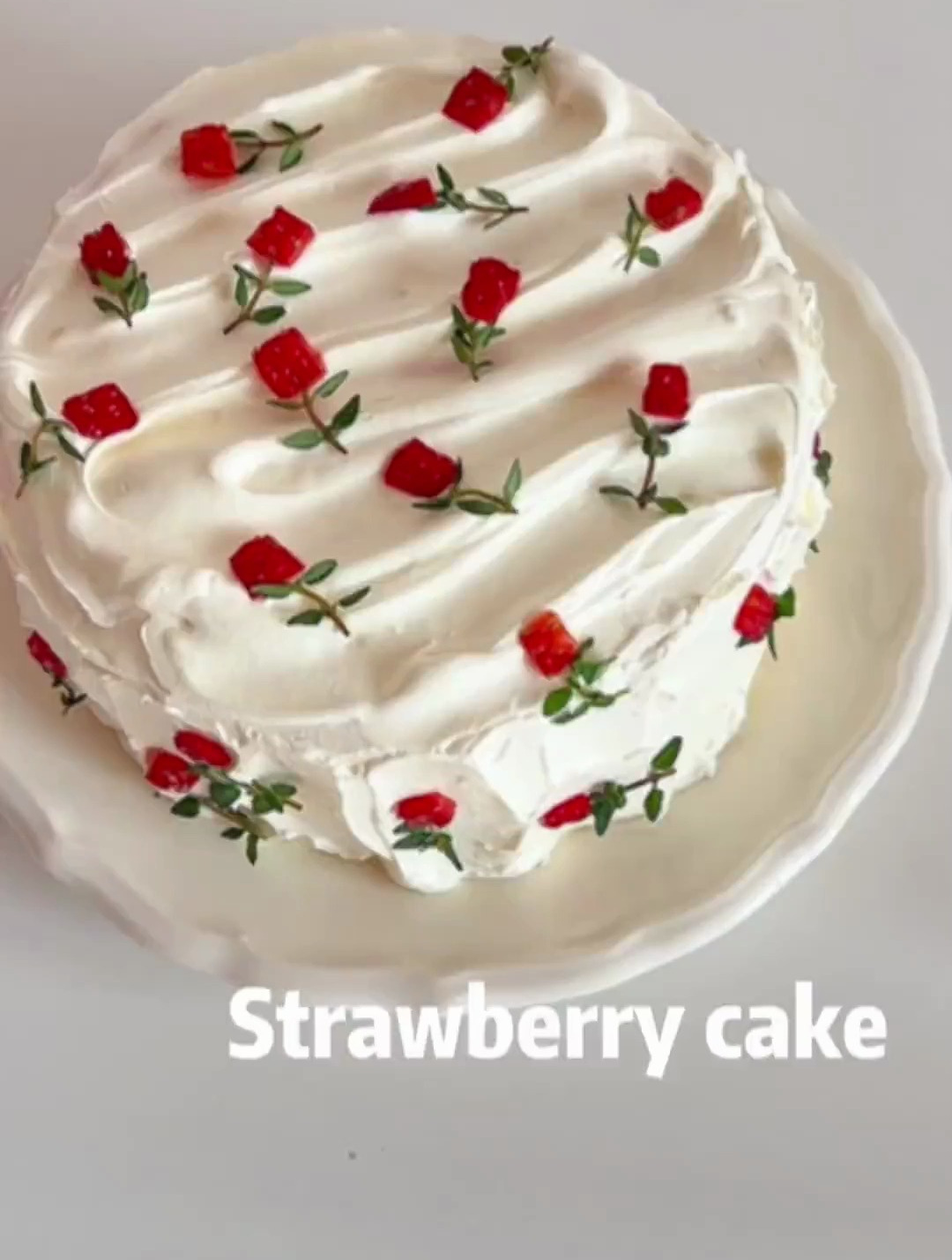 复古红玫瑰蛋糕 不规则抹面真是绝美