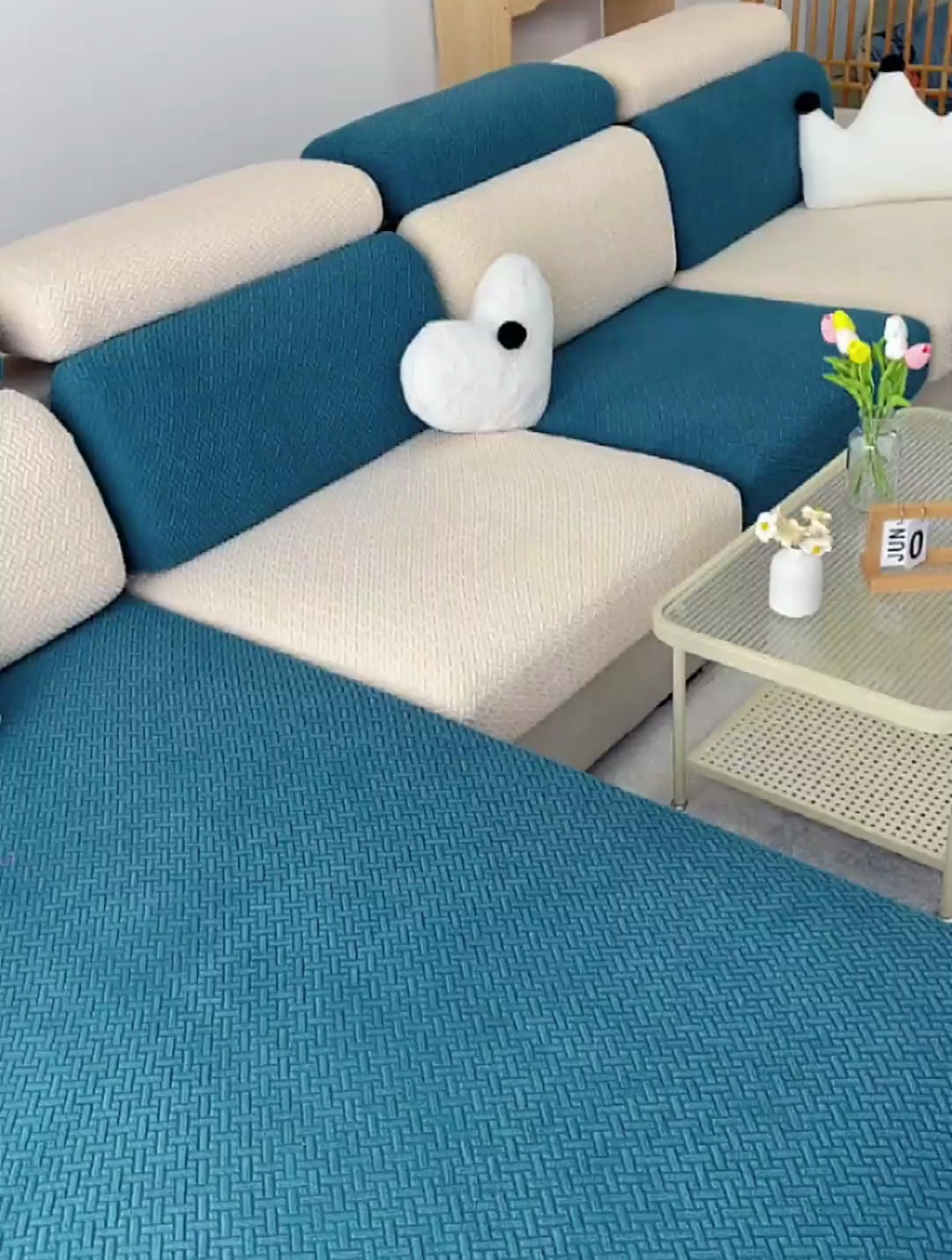 沙发垫太土了!现在流行这款沙发套,防滑耐磨,不伤沙发!