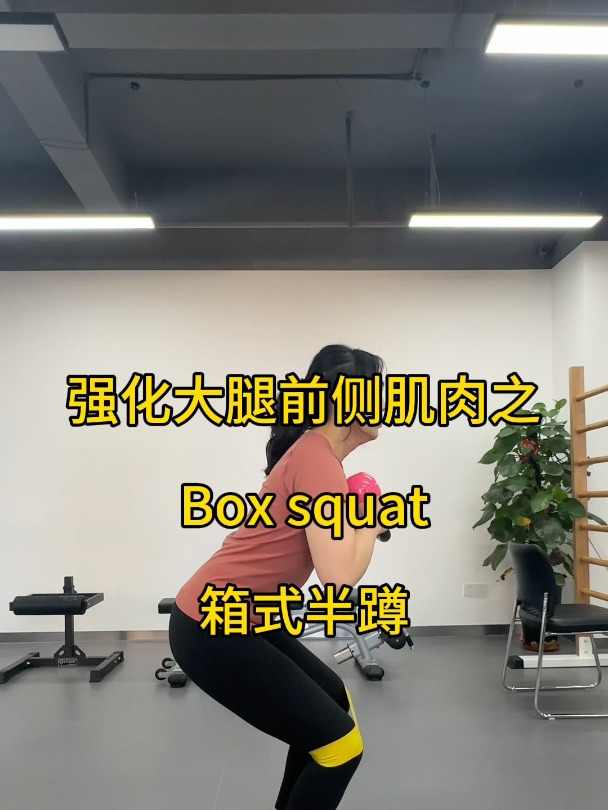 强化大腿前侧肌肉力量之——Box squat箱式蹲