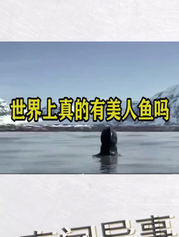 美人鱼真的存在,照片曝光“真身”,颠覆传统知识!