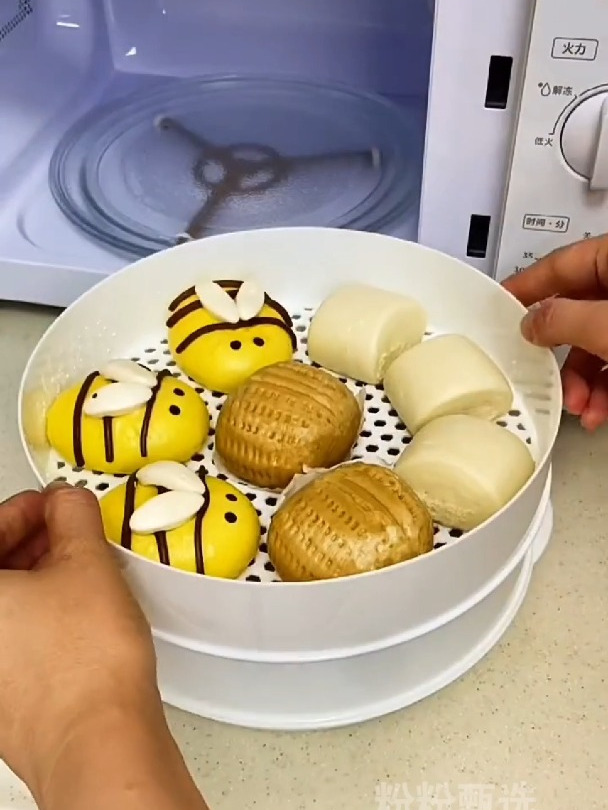 微波炉搭配这样一个专用蒸笼,热馒头再也不会硬邦邦了