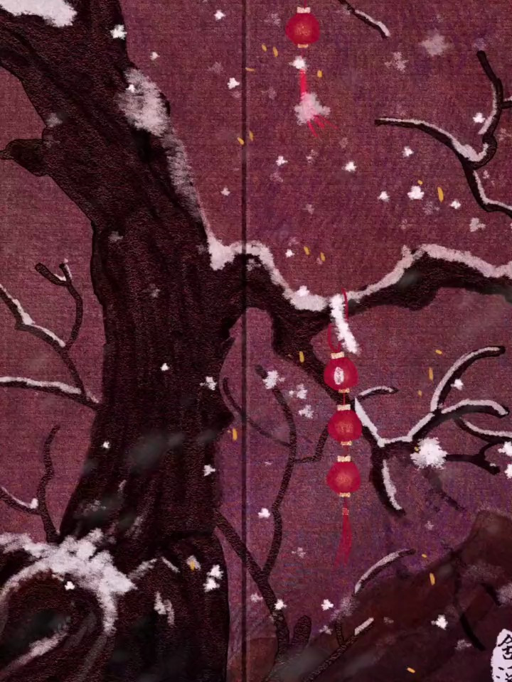 原创手绘古风插画