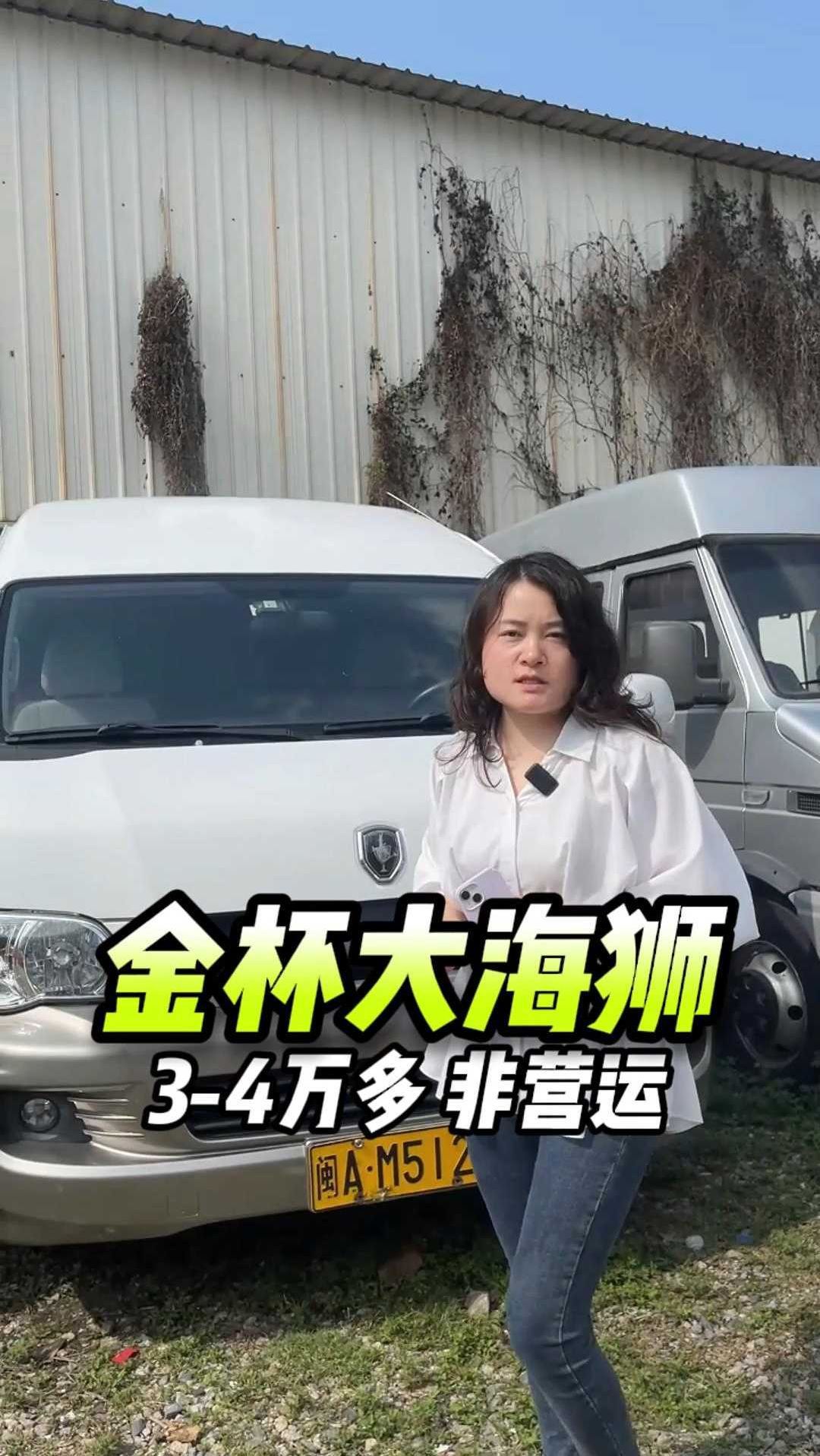 金杯大海狮,3-4万多,14座非营运