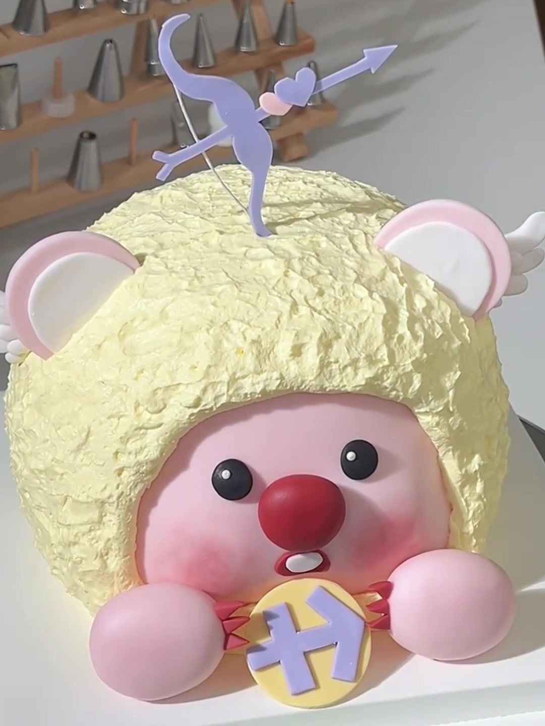 沉浸式制作男射手座蛋糕