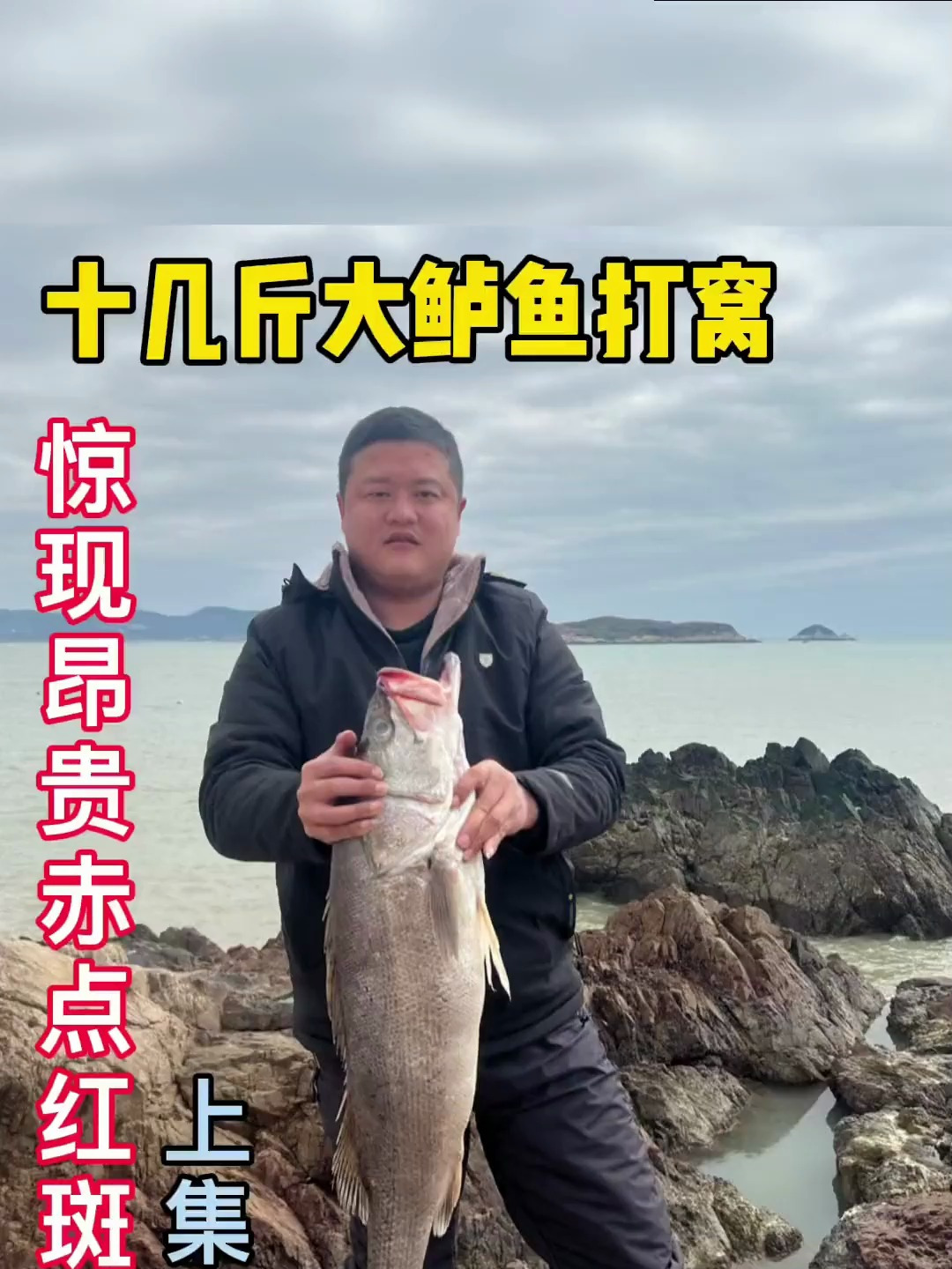 十几斤大鲈鱼打窝百米悬崖坑,引来赤点红斑、蓝瓜子等昂贵鱼货