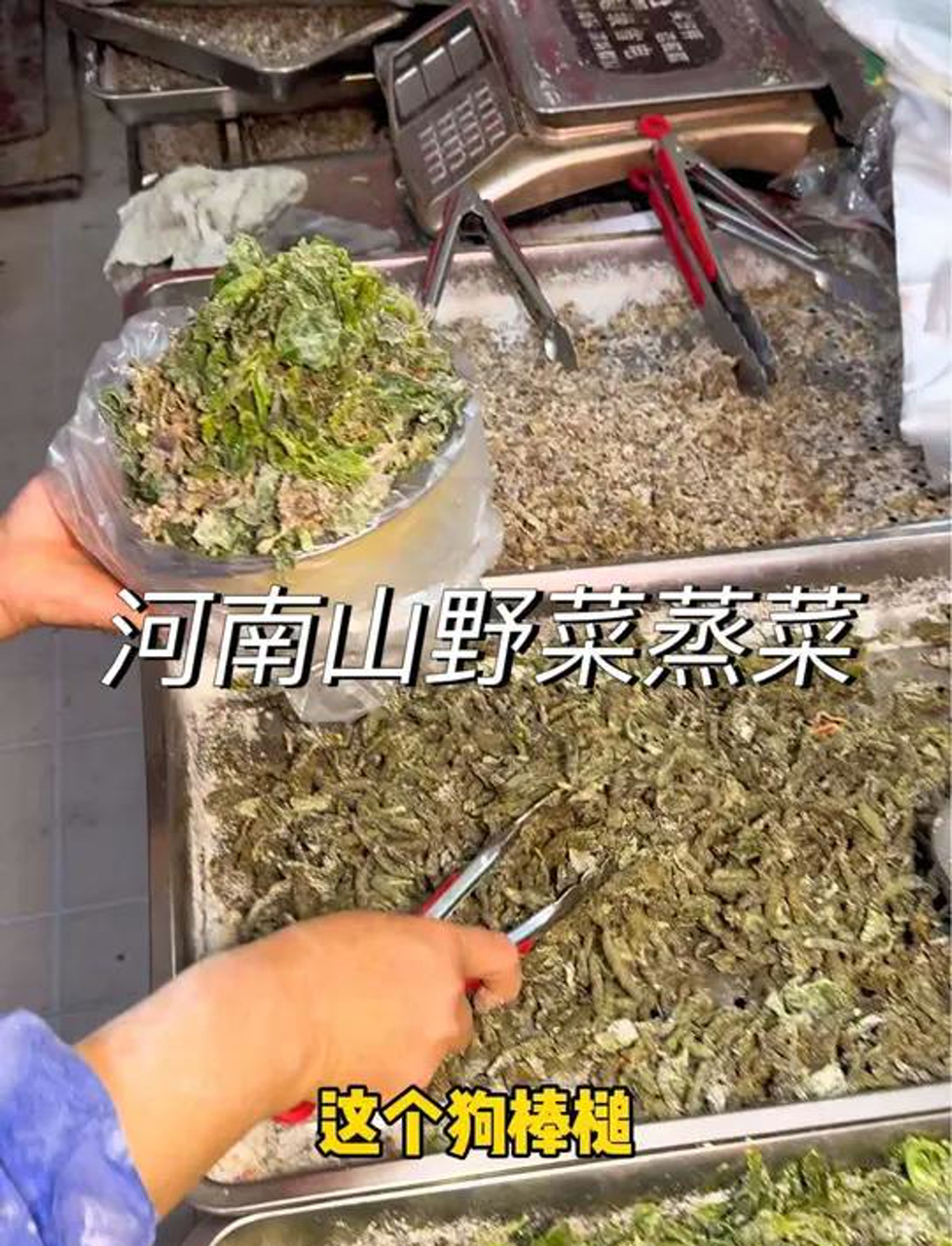 哇,原来蒸菜不止只有陕西人吃啊,河南的蒸菜真的更丰富,各种各样的山野菜蔬菜都能蒸,妥妥的绿