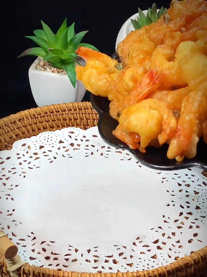 酥脆炸虾,香喷喷嘎嘣脆又好吃