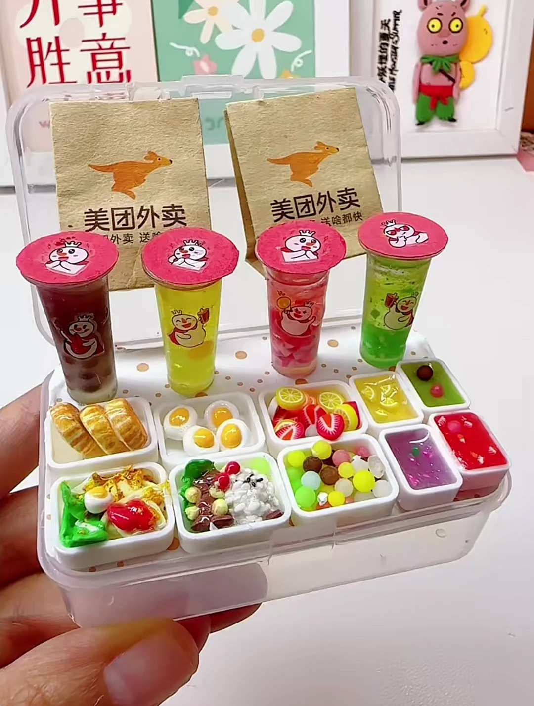 自制黏土下午茶套装,手工博主大型翻车现场