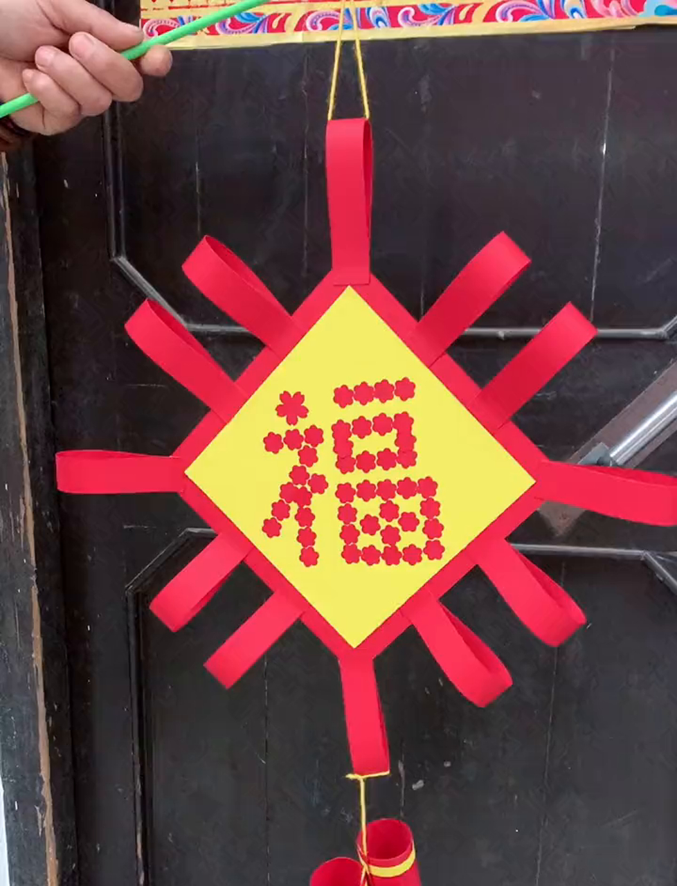 新年装饰DIY,超简单挂件制作教程