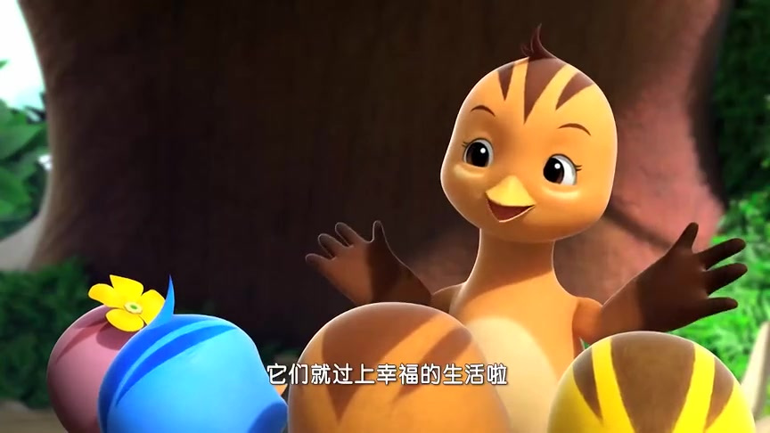 动漫:小鸡一家玩游戏,小朵扮演公主