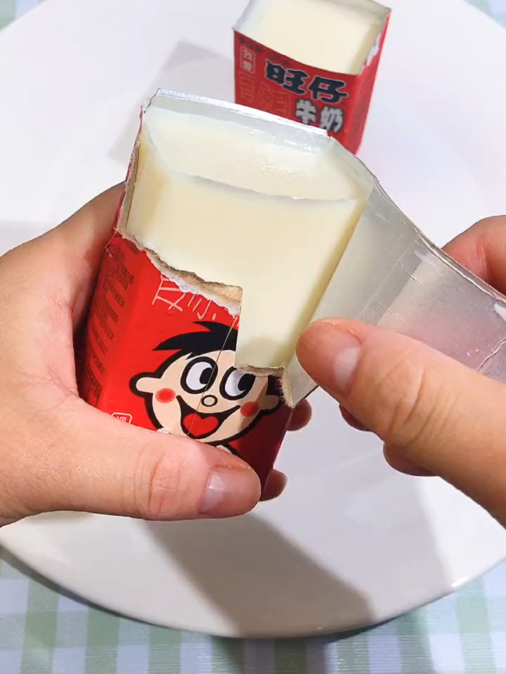 最简单的旺仔奶酪冻,QQ弹弹简单好吃