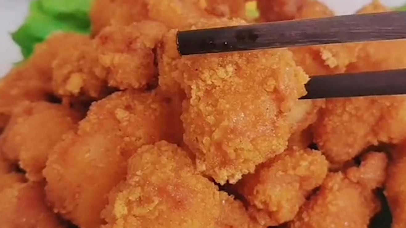 孩子想吃鸡米花,在家自己做,好吃又健康