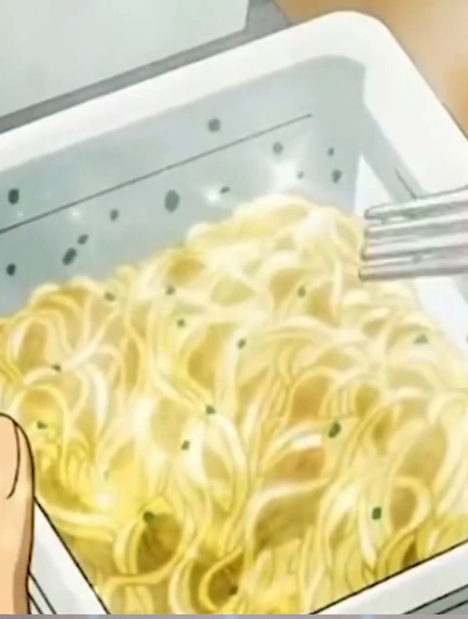 跟着动漫吃热干面,味道好极了!