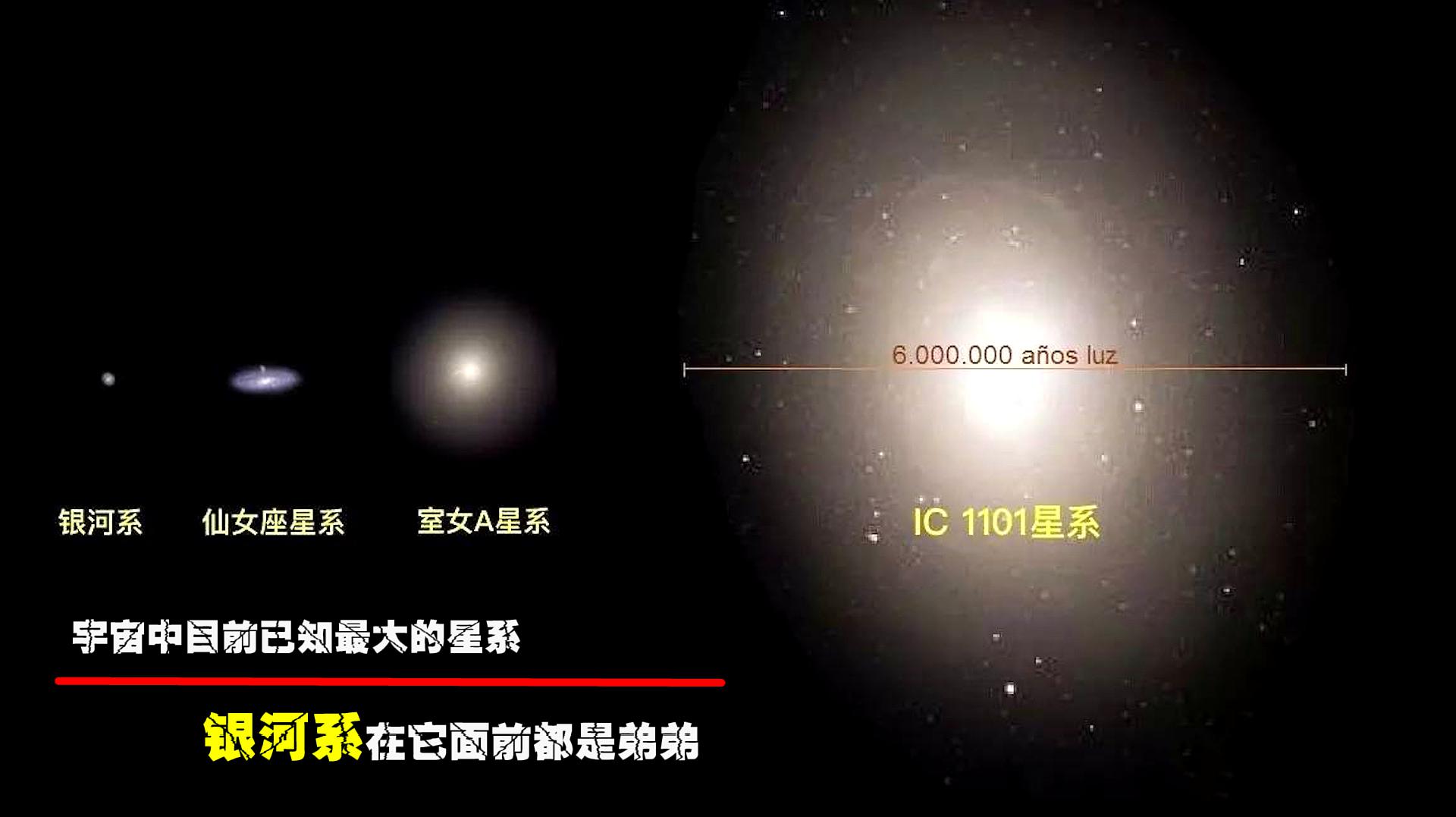 [图]目前已知宇宙最大星系,直径是银河系的20倍,可容纳数千个银河系