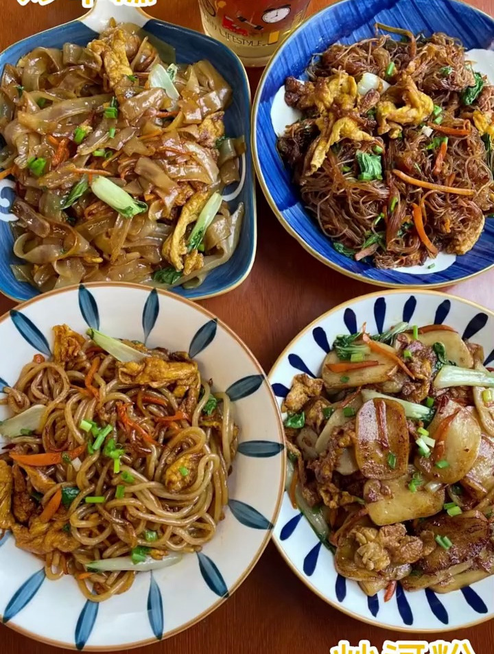 炒年糕 炒米粉 炒河粉 炒面