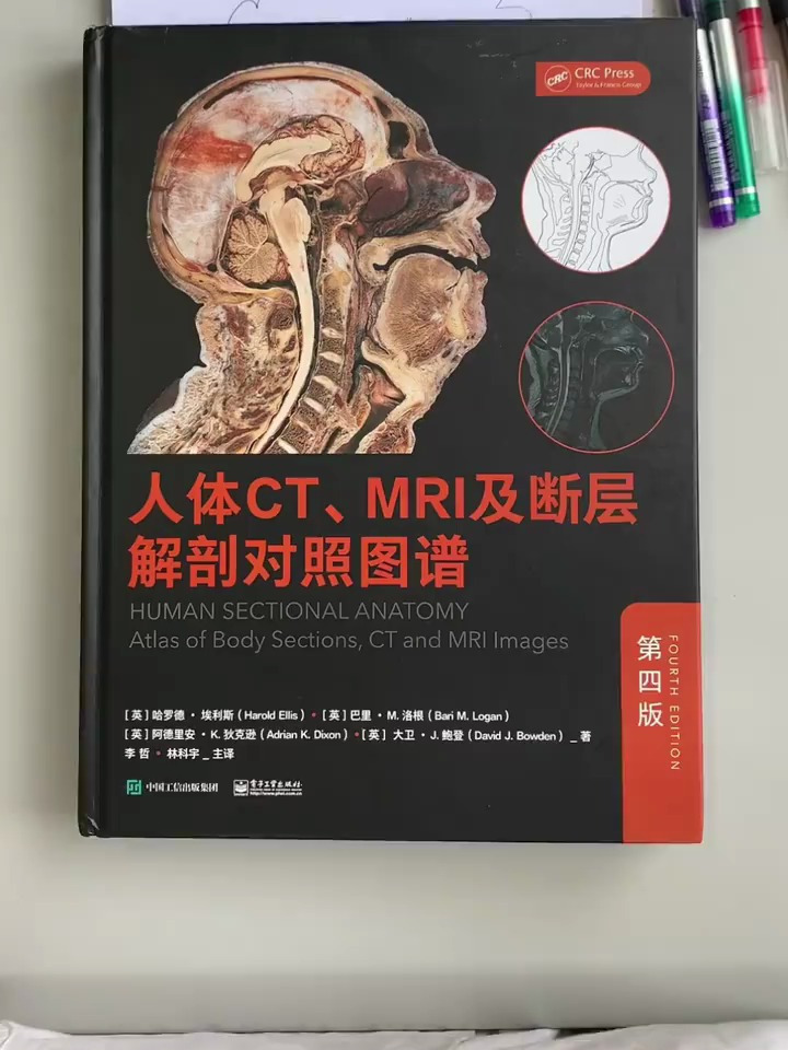 人体断层解剖对照图谱解剖学