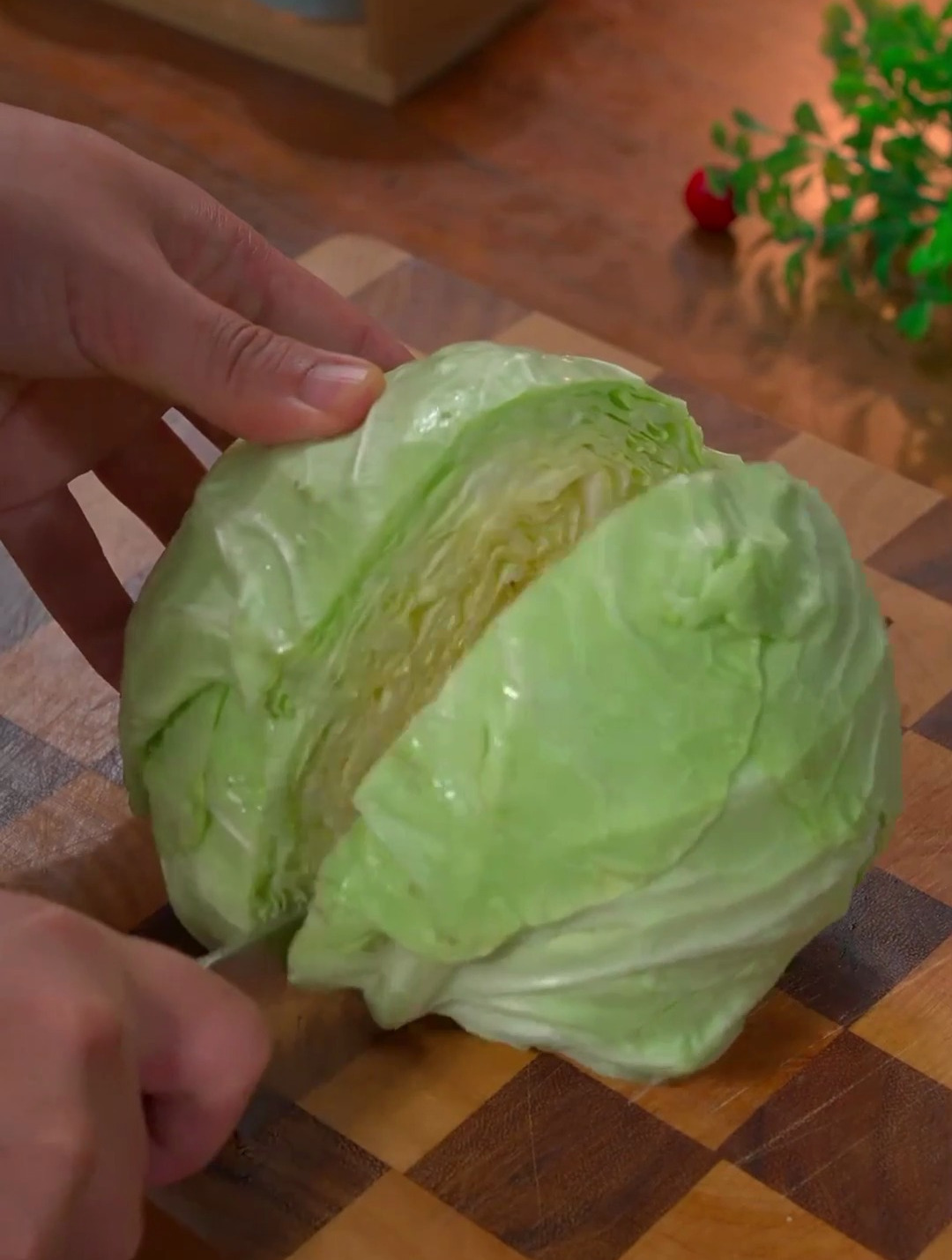 包菜炒鸡蛋,简单美味又下饭